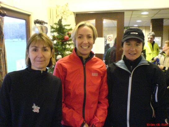 Ladies Over 35's Team - Julie B, Vicki B and Caroline H